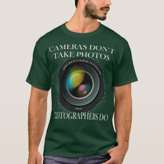 T-shirt Photographe Photographe Camera Lens