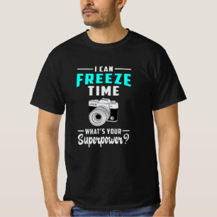 T-shirt Photographe, superpuissance et don amusant