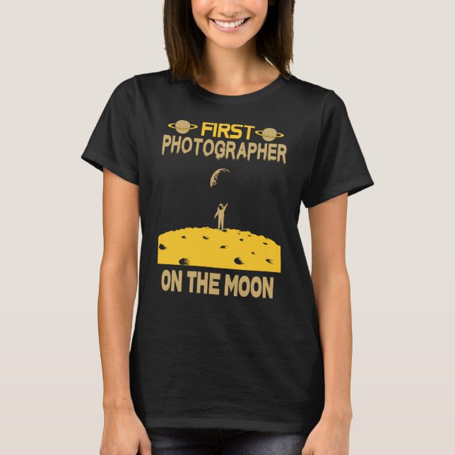 T-shirt Photographer On The Moon (Devant)