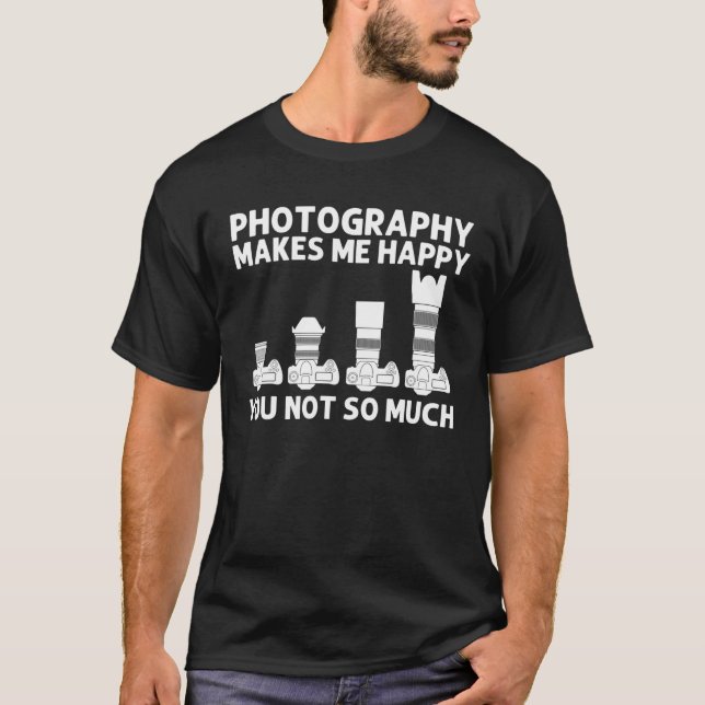 T-shirt Photographie cool Art Pour Hommes Femmes Photograp (Devant)