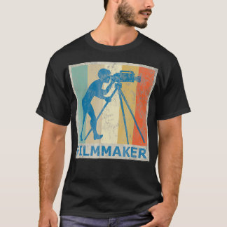 T-shirt Photographie de caméra de cinéma de style rétro vi