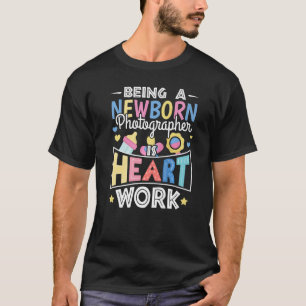 T-shirt Photographie de nouveau-né Photographe de bébé Pho