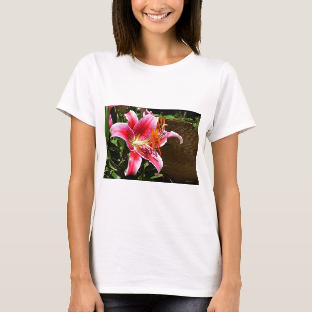 T-shirt Photographie de Stargazer Lily (Devant)