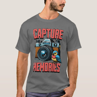 T-shirt Photographie d'oiseau Capturer des souvenirs Oisea