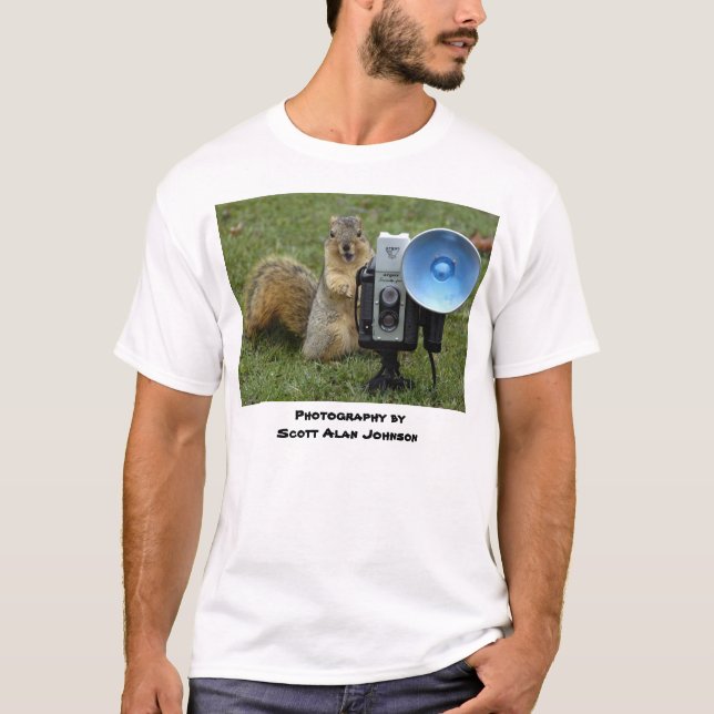 T-shirt Photographie du byScott Alan Johnson d'écureuils (Devant)