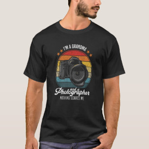 T-shirt Photographie masculine Je suis grand-mère et photo