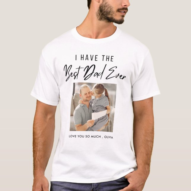 T-shirt Photographie personnalisée de la typographie du me (Devant)