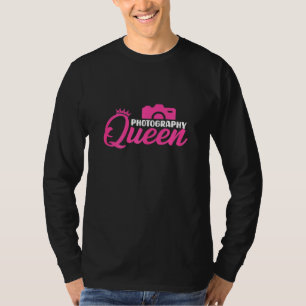 T-shirt Photographie Pour Femmes Filles Photographe Caméra