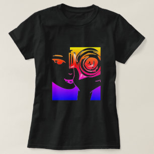 T-shirt photographique coloré