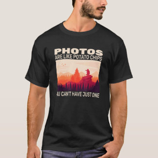 T-shirt photography camera for photographers and photograp