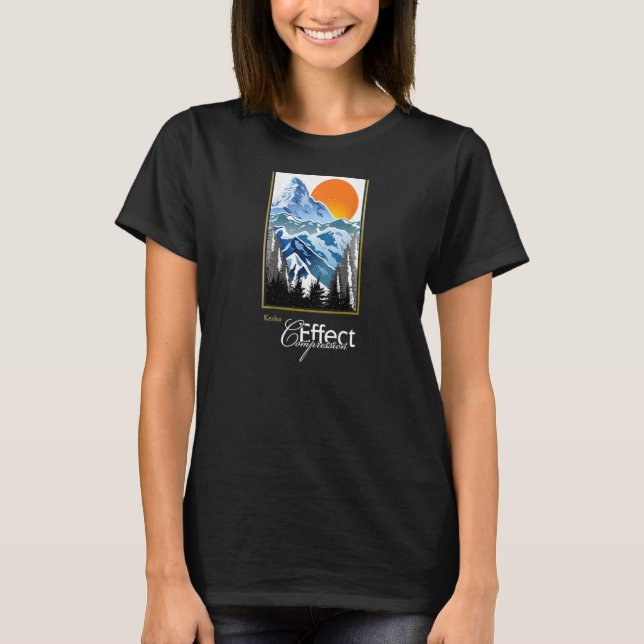 T-shirt Photography term graphic Compression effect winter (Devant)