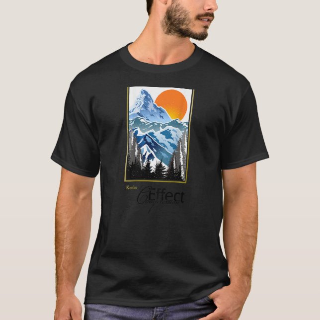 T-shirt Photography term graphic Compression effect winter (Devant)