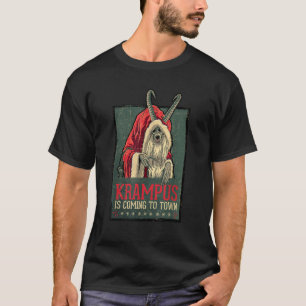T-shirt Photos légendaires Krampus Poster Vintage