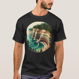 T-shirt Photos Rocks National Lakeshore