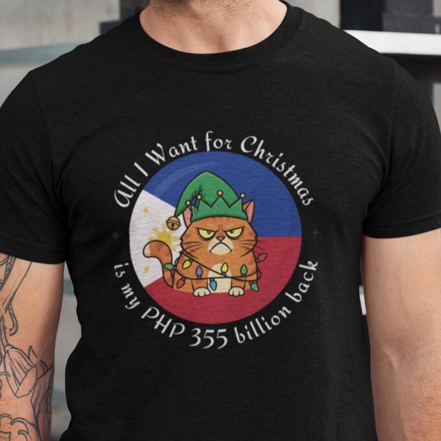 T-shirt PHP 355 Billion Christmas Philippines Corruption (Créateur téléchargé)