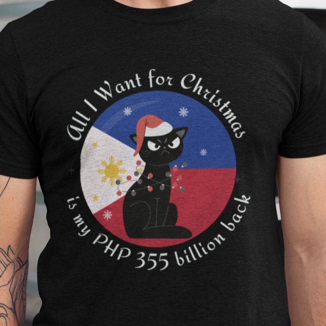 T-shirt PHP 355 Billion Christmas Tee Philippines Corrupti (Créateur téléchargé)