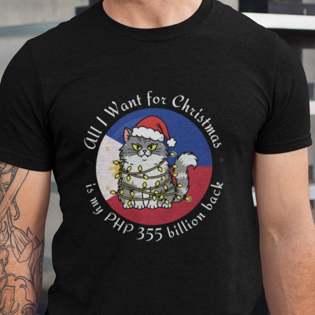 T-shirt PHP 355 Milliards Noël Philippines Corruption (Créateur téléchargé)