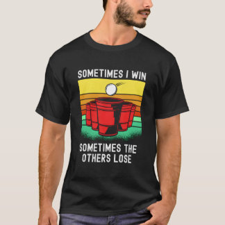 T-shirt Phrase pour le gagnant de Beer Pong à Beirut Beer
