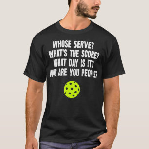T-shirt Phrases De Pickleball Dont Serve Funny Pickleball 