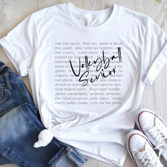 T-shirt Phrases Motivationnelles Principales du volleyball (Créateur téléchargé)