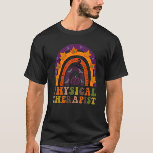 T-shirt Physiothérapie arc-en-ciel halloween physique autr