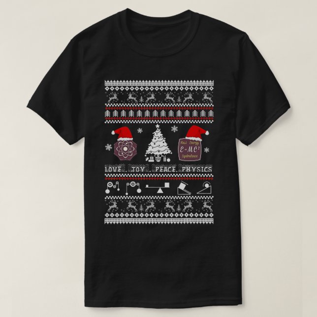 T-shirt Physique amusante Chirurgie de NoëlLove Joy Peac (Design devant)