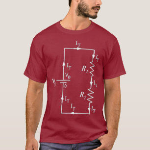 T-shirt Physique de l'OHMS LAW Ingénierie électrique et