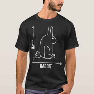 T-shirt Physique drôle Nerd Canard lapin Math Science Tee