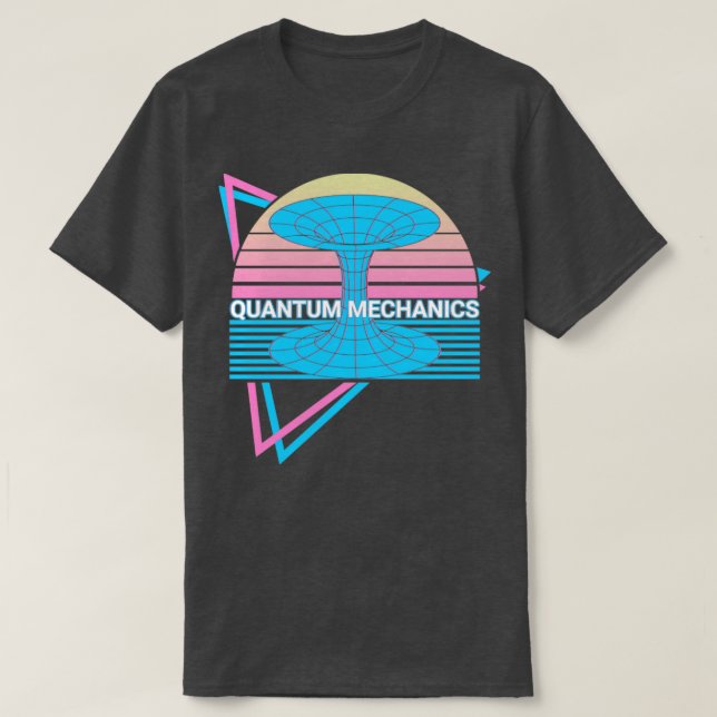 T-shirt Physique mécanique quantique Rétro (Design devant)