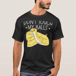 T-shirt Phyton de balle banane ne touchez pas mes boules