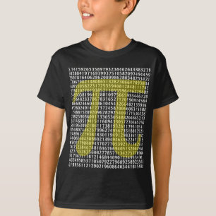 T-shirt Pi 3,14 à 100 chiffres