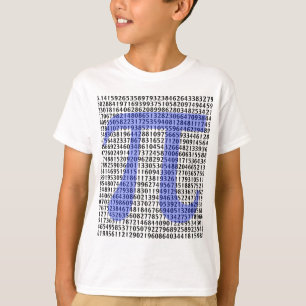 T-shirt Pi 3,14 à 100 chiffres