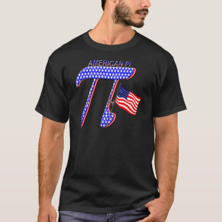 T-SHIRT PI AMÉRICAIN (TARTE) - HUMOUR DE MATHS