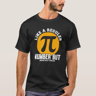 T-shirt Pi Comme Un Nombre Régulier Mais Infiniment Glaciè