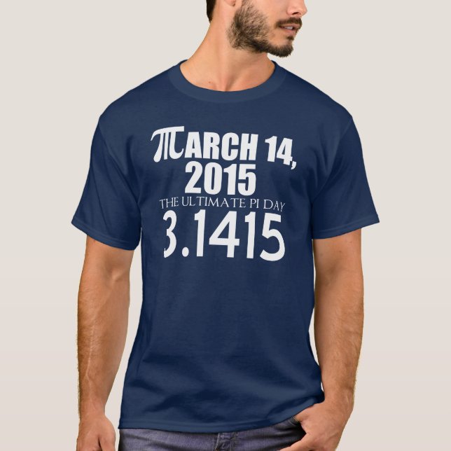 T-shirt Pi Day 2015 (Devant)