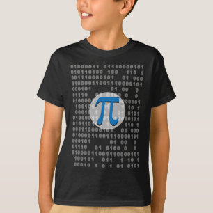 T-shirt Pi Day Ascii Binary Code 3.14 Pi Symbole math Nerd