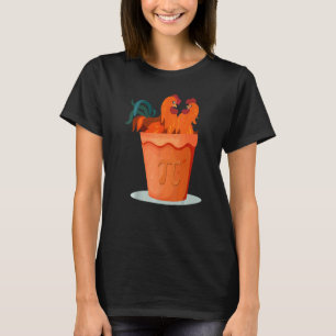 T-shirt Pi Day Drôle de poulet Pot Pi