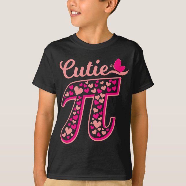 T-shirt Pi Day Femmes Hommes Toddler Math Enseignant Cutie (Devant)