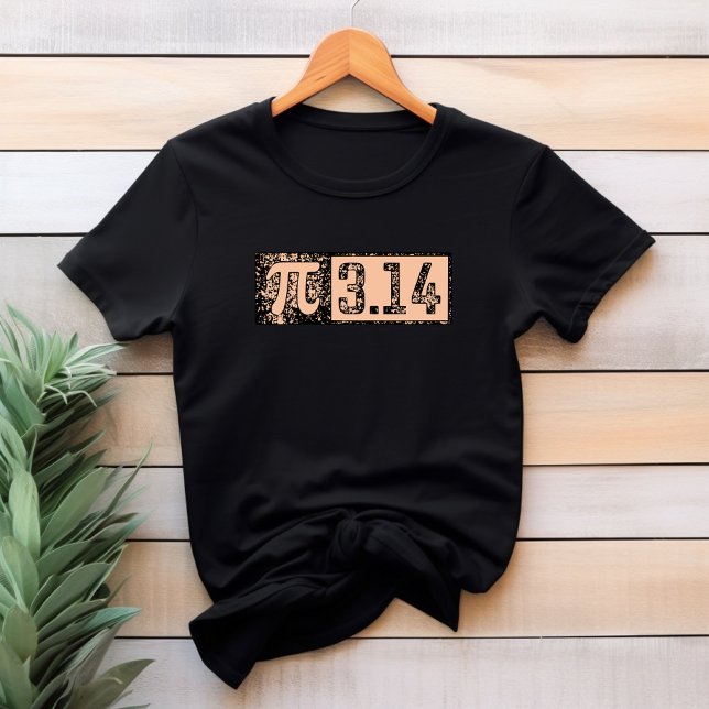 T-shirt Pi Day Math Geek Enseignant Peach 3.14 (Créateur téléchargé)