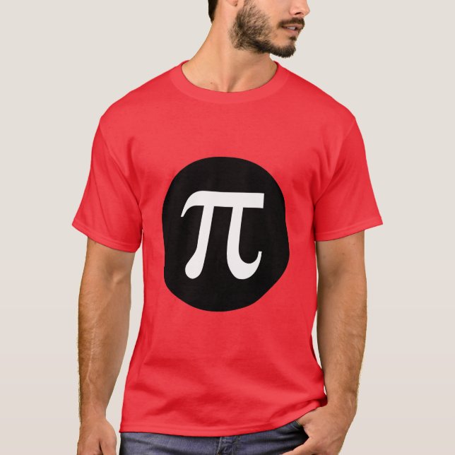 T-shirt Pi et cercle (Devant)