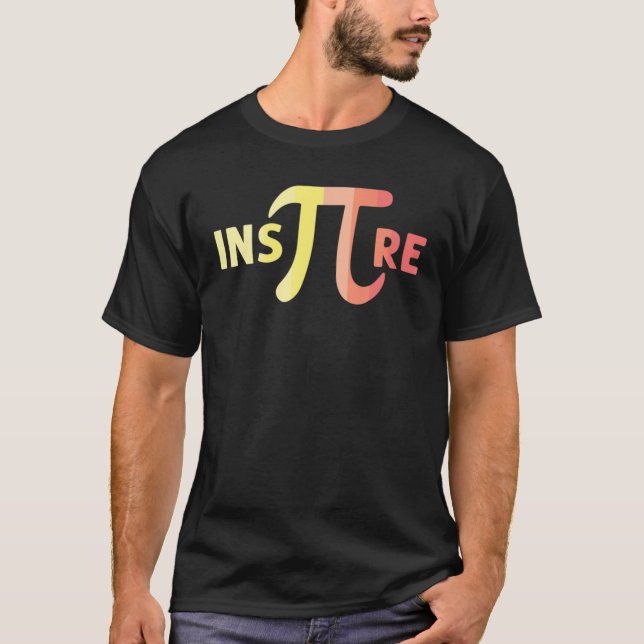 T-shirt Pi Inspire Happy Pi Day 3.14 Numéro (Devant)