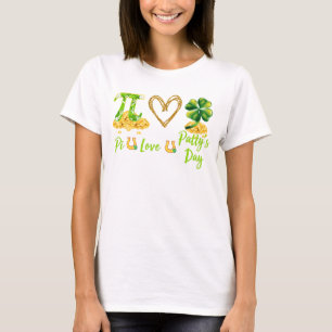 T-shirt Pi Love Chemise de Fête Patty, enseignant de math