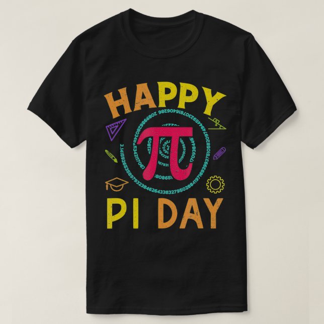 T-shirt Pi Math Science STEM Don 3 (Design devant)