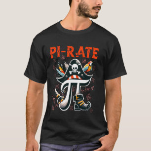 T-shirt Pi-rates Funny Mathématiques blague pi pi humour p