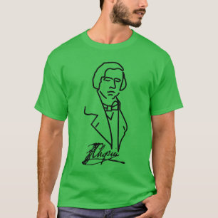 T-shirt Pianiste de musique classique Chopin Musicien Comp