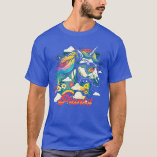 T-shirt Pianiste de Rainbow Unicorn