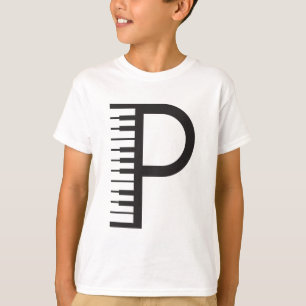 T-shirt Pianiste Piano Enseignant Conception de notes musi