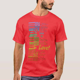 T-shirt Piano Amour Est Amour amis