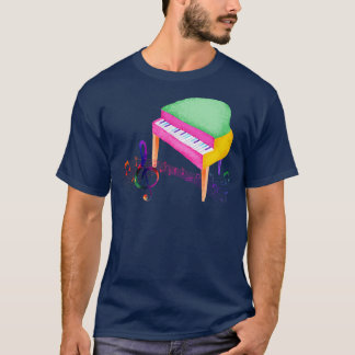 T-shirt Piano Art