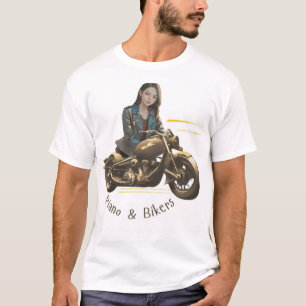 T-shirt Piano & Bikers